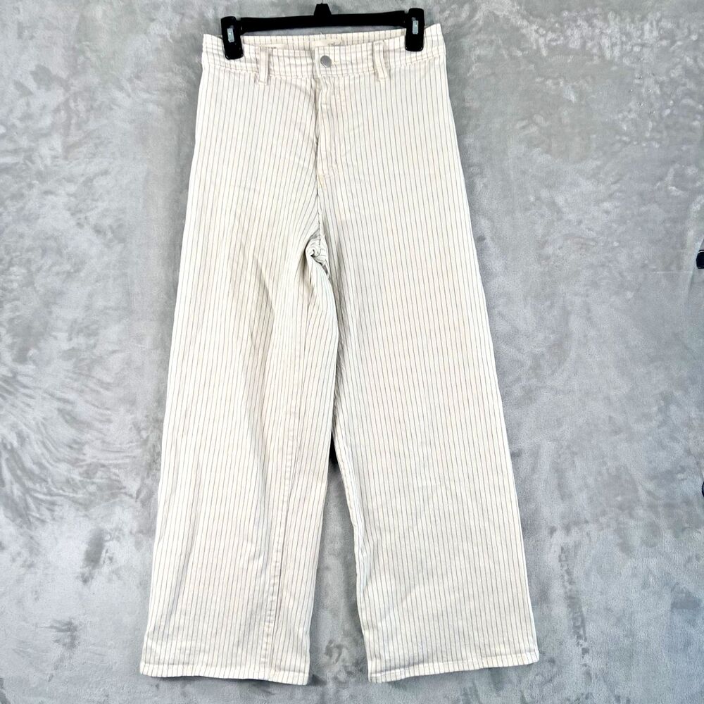 Universal Thread Girls Sailor Wide Leg Pinstripe Pants Size 6 Back to School